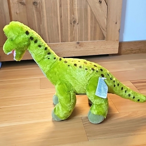 Rare Australia Exclusive Build A Bear Green Spotted Brachiosaurus 23" Plush - Picture 7 of 13